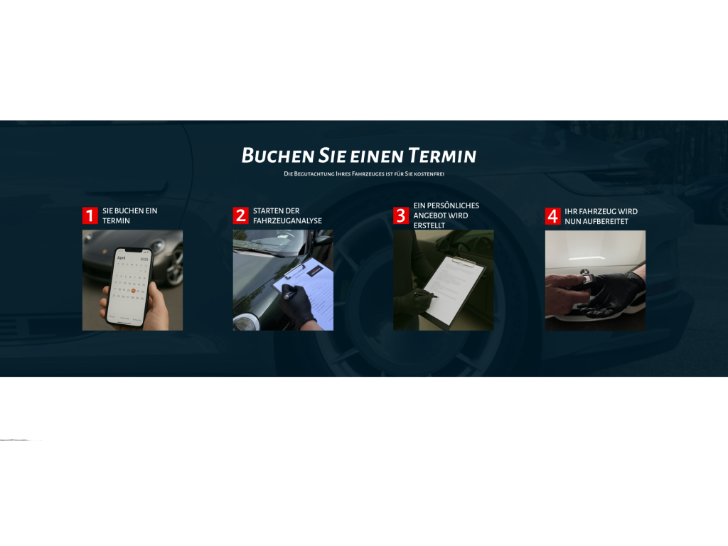 Flyer "Buchen Sie einen Termin", Kerschglanzwerk